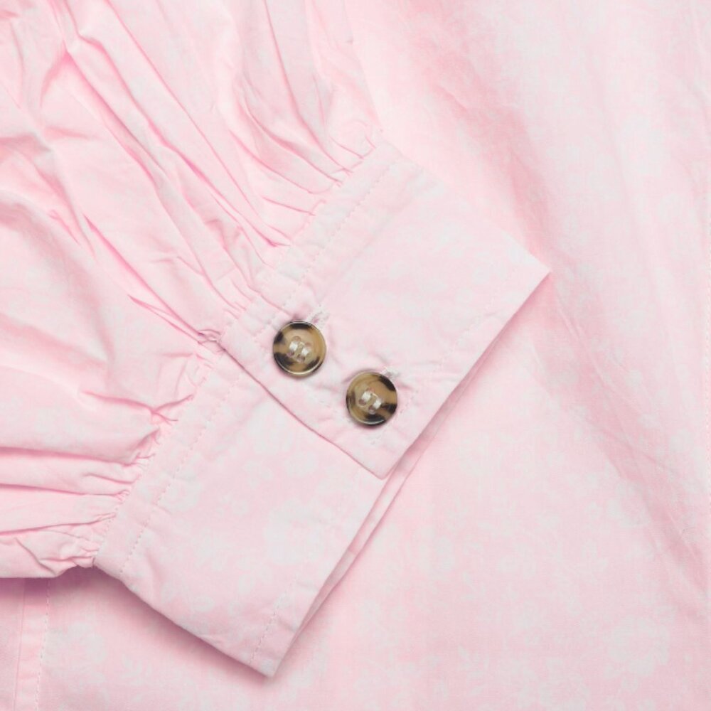 Ganni Pink Poplin Short Dress - Picture 5 of 6